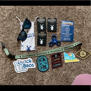 Dutch Bros Lot / accessory bundle - w/ stickers